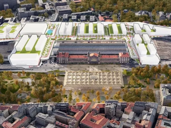 Ministerium, Stadt und Investoren stellen erste Weichen zur Überbauung des Prager Hauptbahnhofs