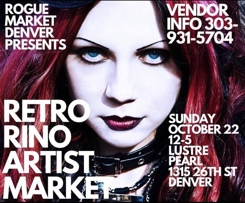Retro Rino Artist Market and Smoke-N-Byrdz BBQ (Denver)