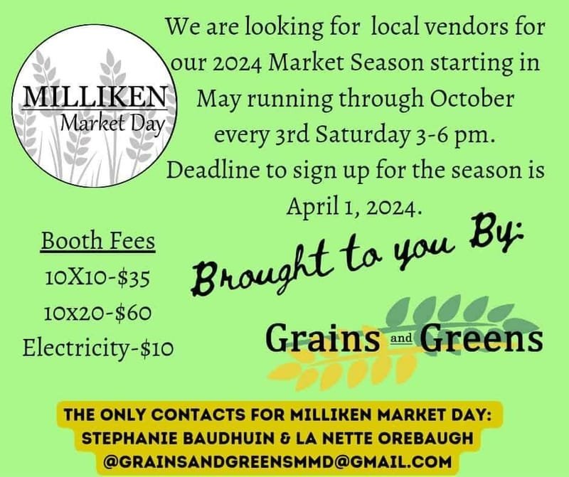 (Saturday) Grains & Greens (Milliken Colorado)