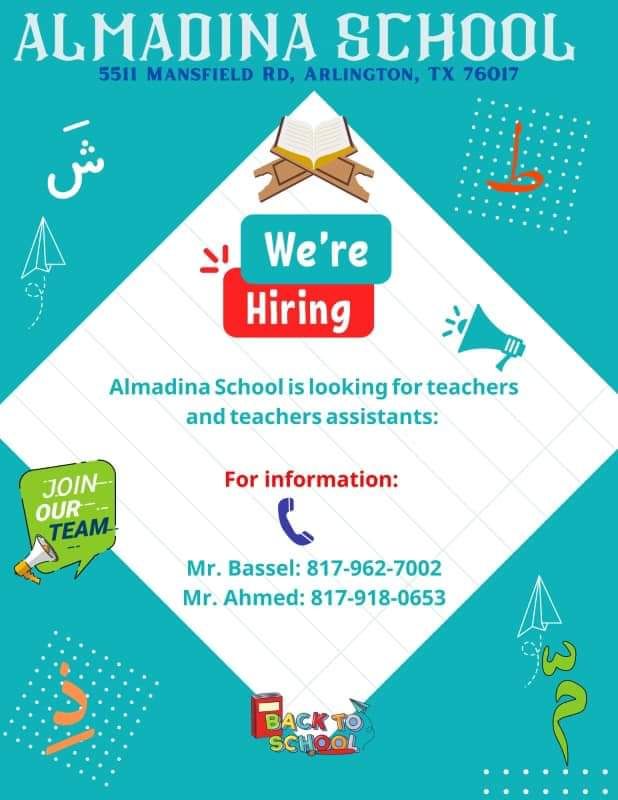 AlMadina School Hiring