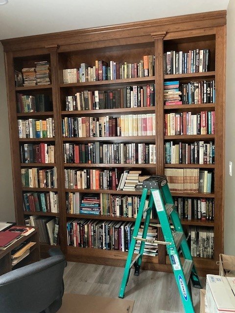Custom Bookcase After