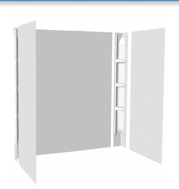 5 Piece Plastic Tub Surround For 54x27 Tub Harbro Supply