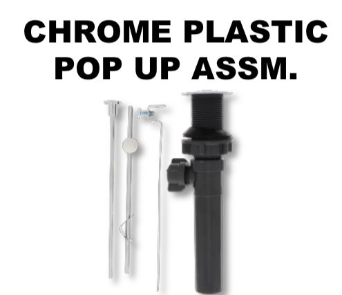 Lavatory Sink Pop Up Assembly With Overflow - Harbro Supply