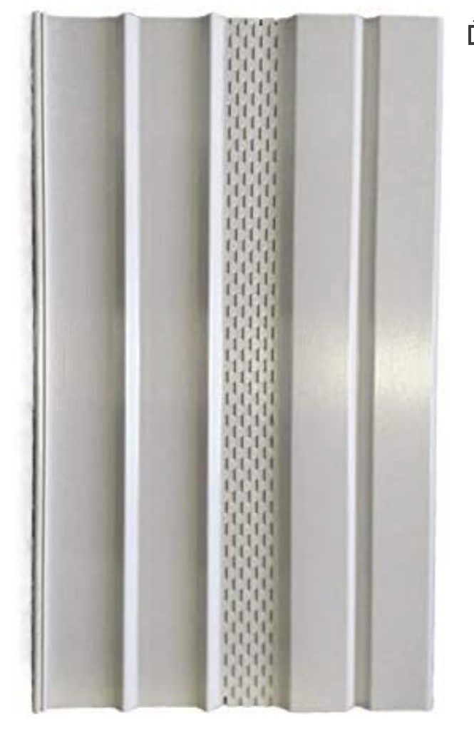 White Vinyl Vented Underpinning Panel 11'8"L X 16"W Harbro Supply