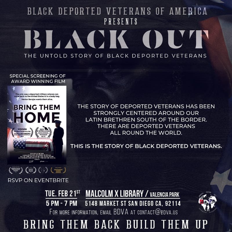 Black Out: The Untold Story of Black Deported Veterans