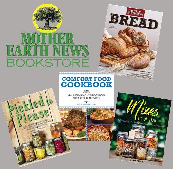 Mother Earth News Bookstore, Food & Preservation Book Collection