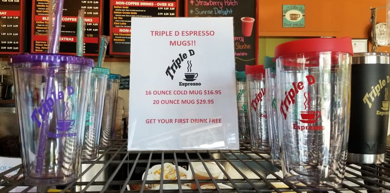 Cold mugs - Triple D Espresso