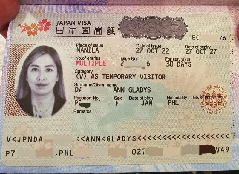 MANILA APPLY JAPAN VISA FOR CHINESE 中国人申请马尼拉日本签证