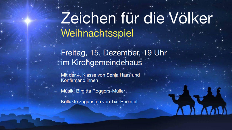 Weihnachtsspiel - Zeichen für die Völker