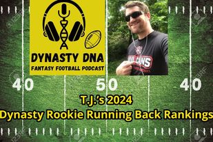 T.J.'s 2024 Dynasty Rookie Running Back Rankings Pre NFL-Draft