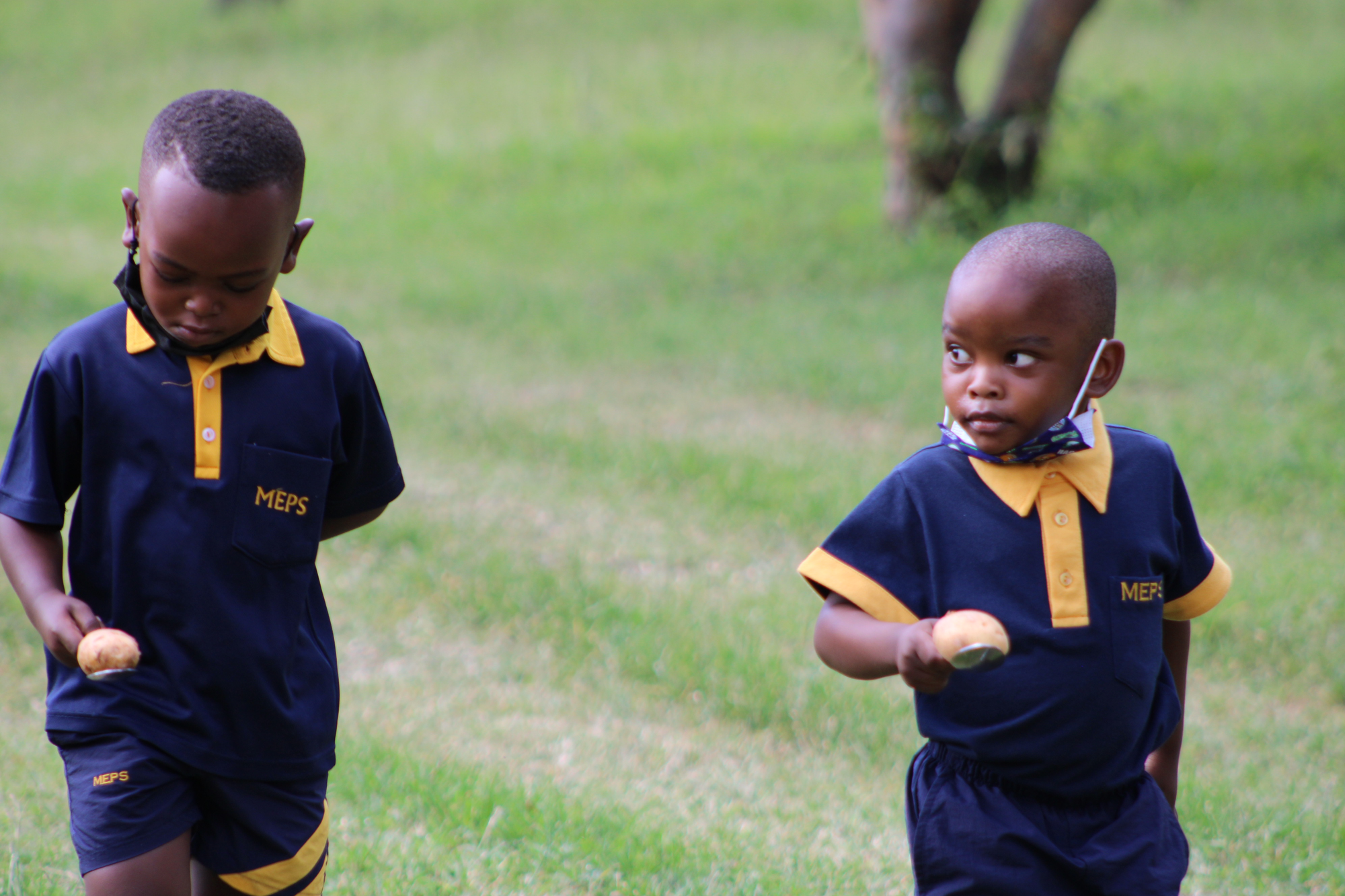 Egg Race At Pre-Primary - Sports Day