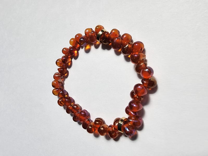 Red Glass Stone Aria's Beauty Box