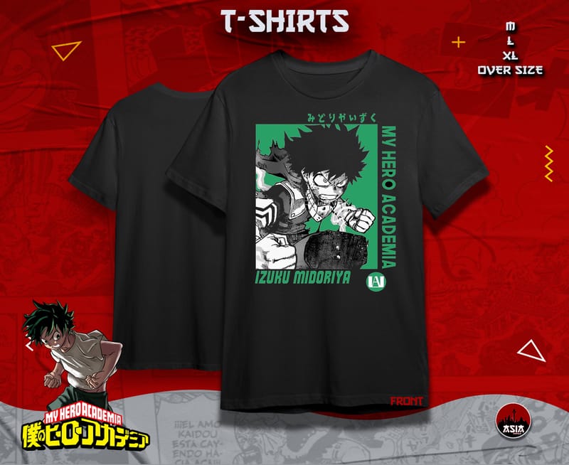 Midoriya Izuku 2 T-Shirt - Asia Store