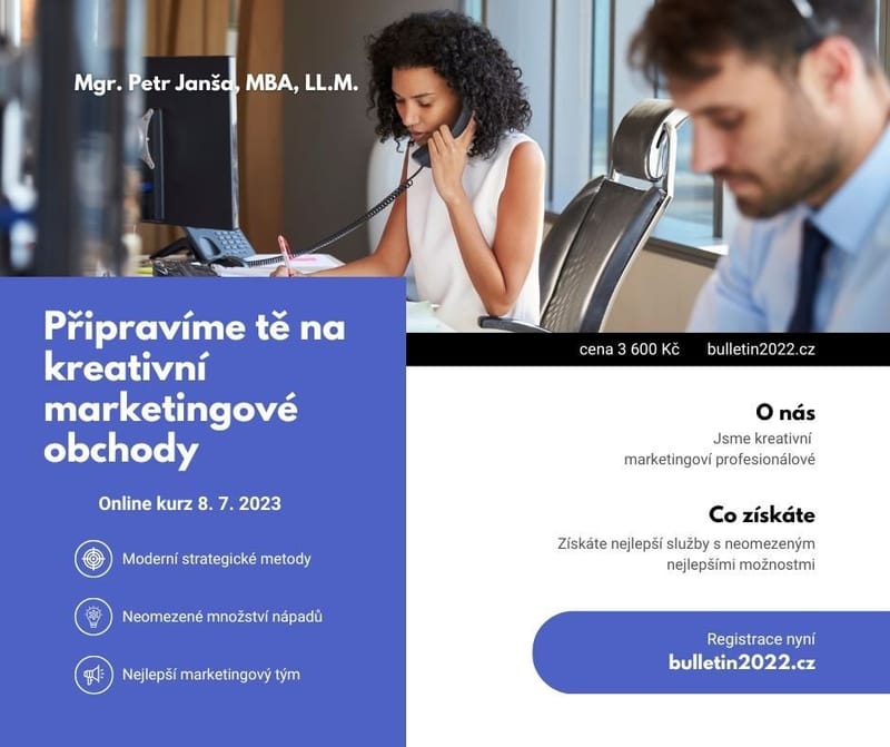 Webinář: Připravíme tě na kreativní marketingové obchody