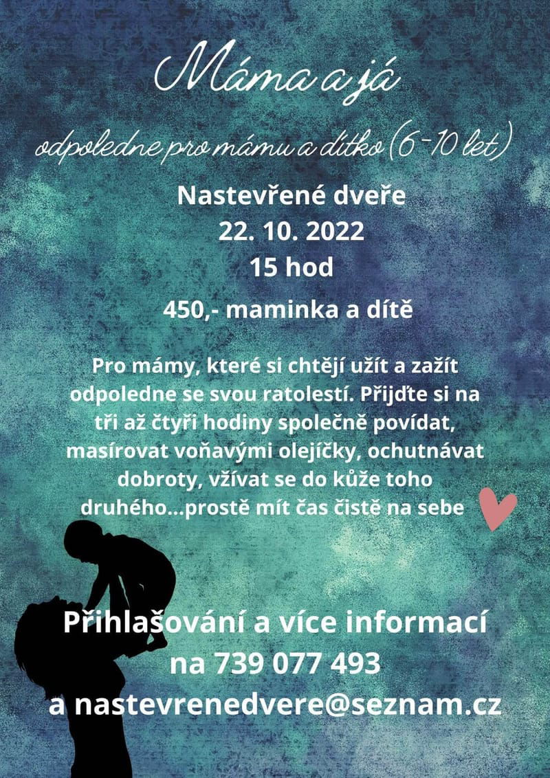 Máma a já - odpoledne pro mámu a dítko (6-10 let)