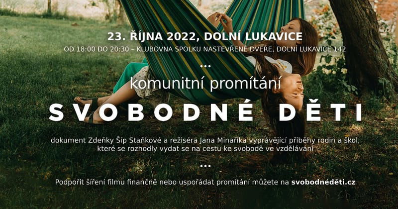 Svobodné děti - komunitní promítání