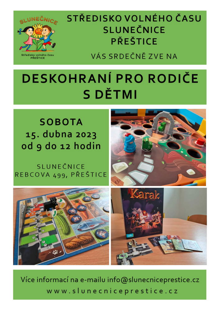 Deskohraní - SVČ Slunečnice