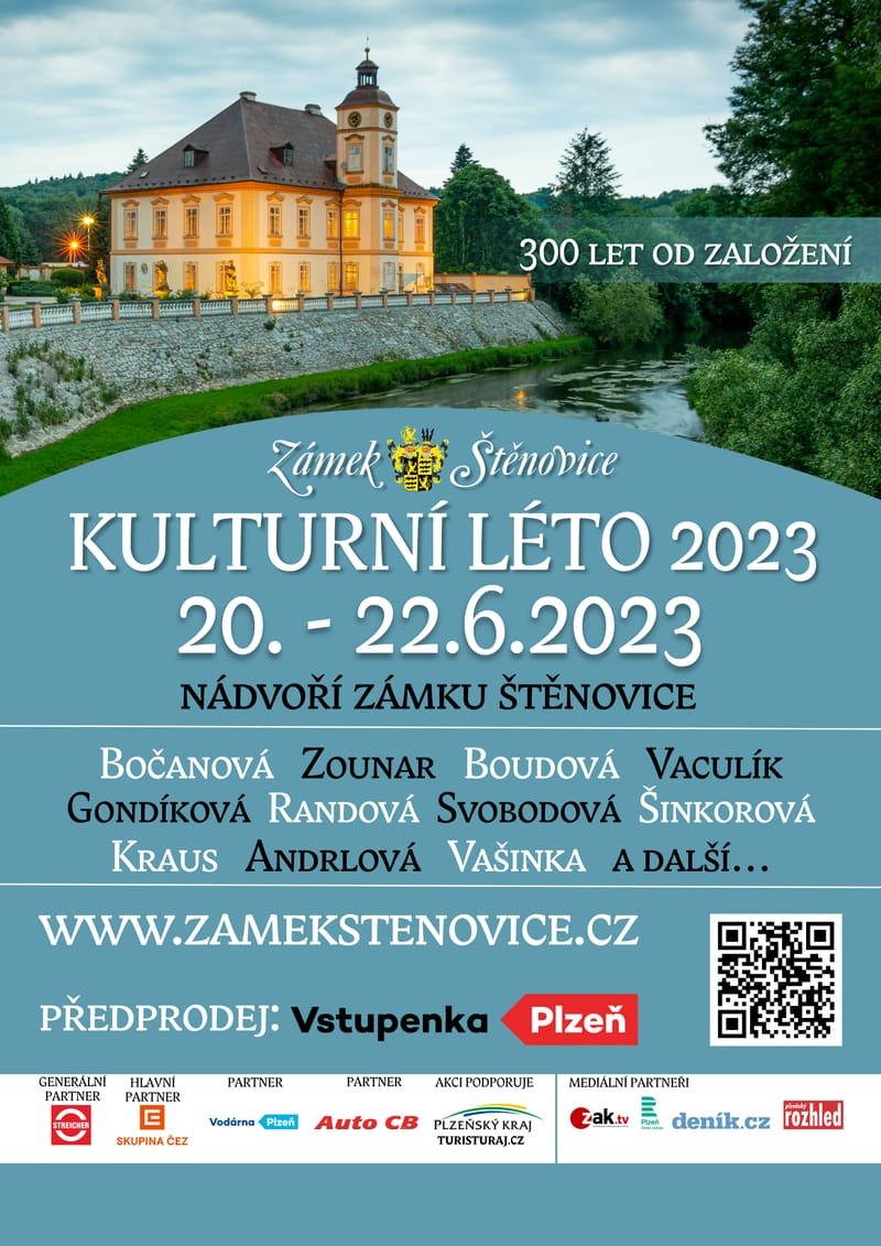 Kulturní léto 2023 - Zámek Štěnovice