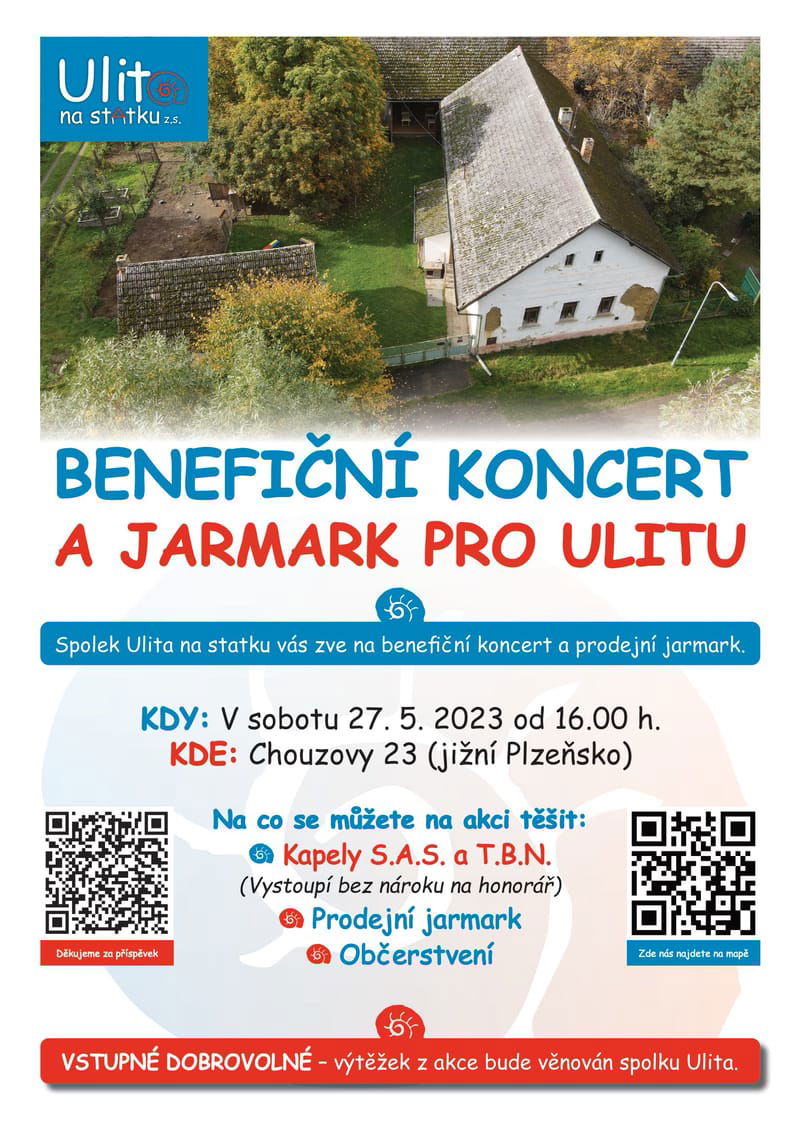 Benefiční koncert a jarmark pro ulitu