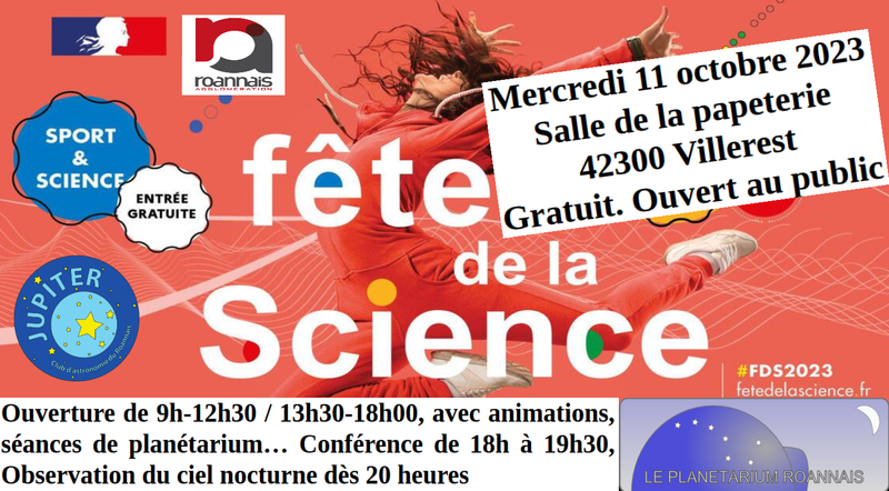 FETE DE LA SCIENCE 2023 - Village des sciences - Salle de la papeterie à Villerest