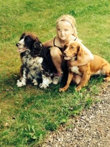 Bailey with Rosie & Bella