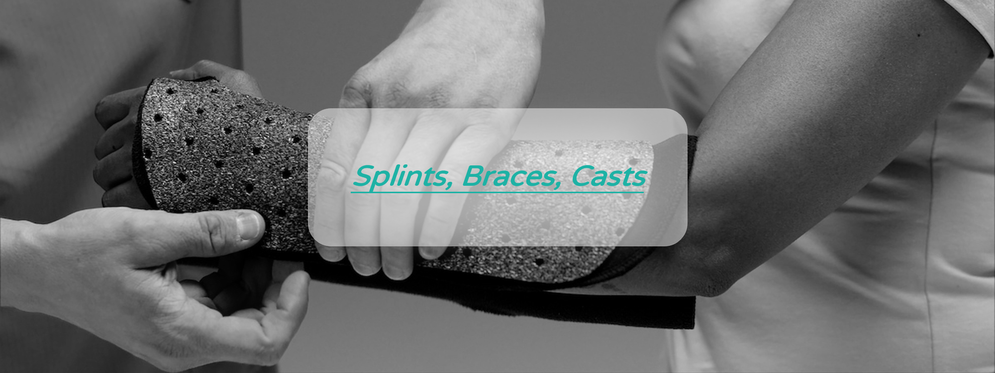 Plastic Splints, Braces, Casts
