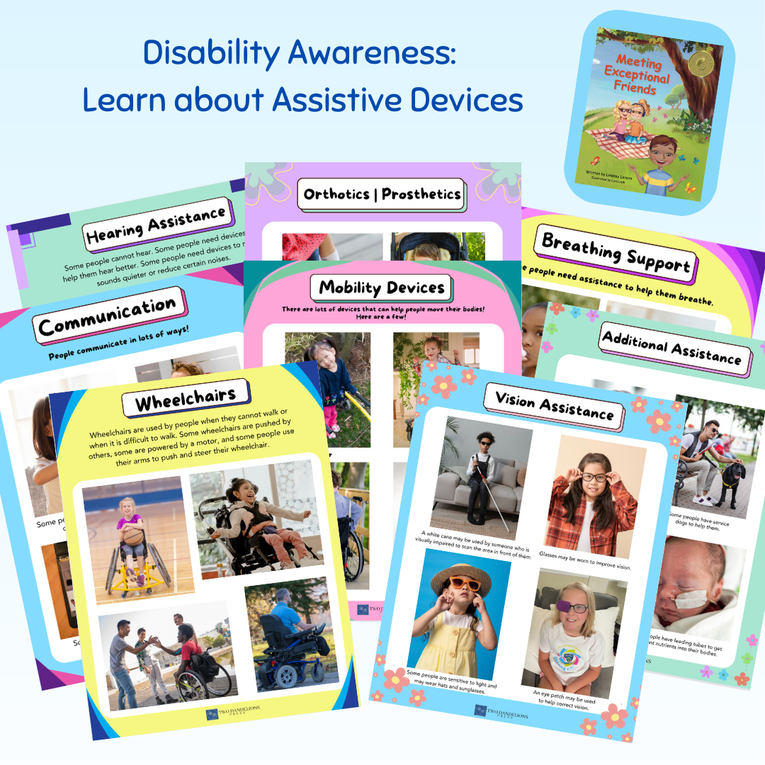 Disability Awareness: Assistive Devices Informational Photos (PDF Version)
