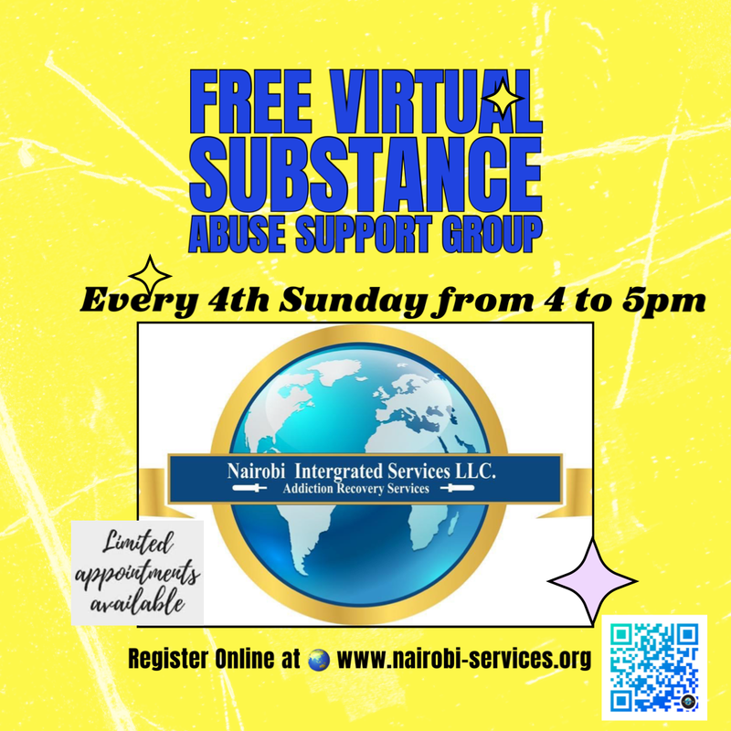Free Virtual Substance Abuse Support Group