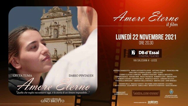 “Amore Eterno” di Gino Brotto, proiezione al Db d’Essai di Lecce