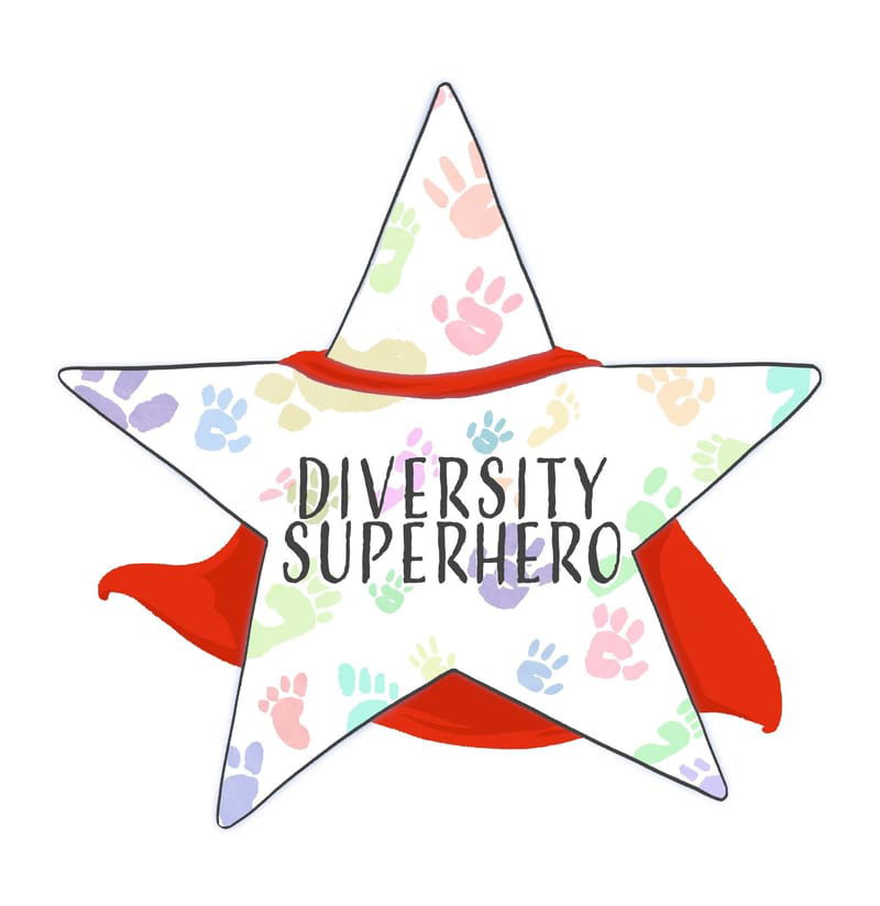 DIVERSITY SUPERHERO BADGE