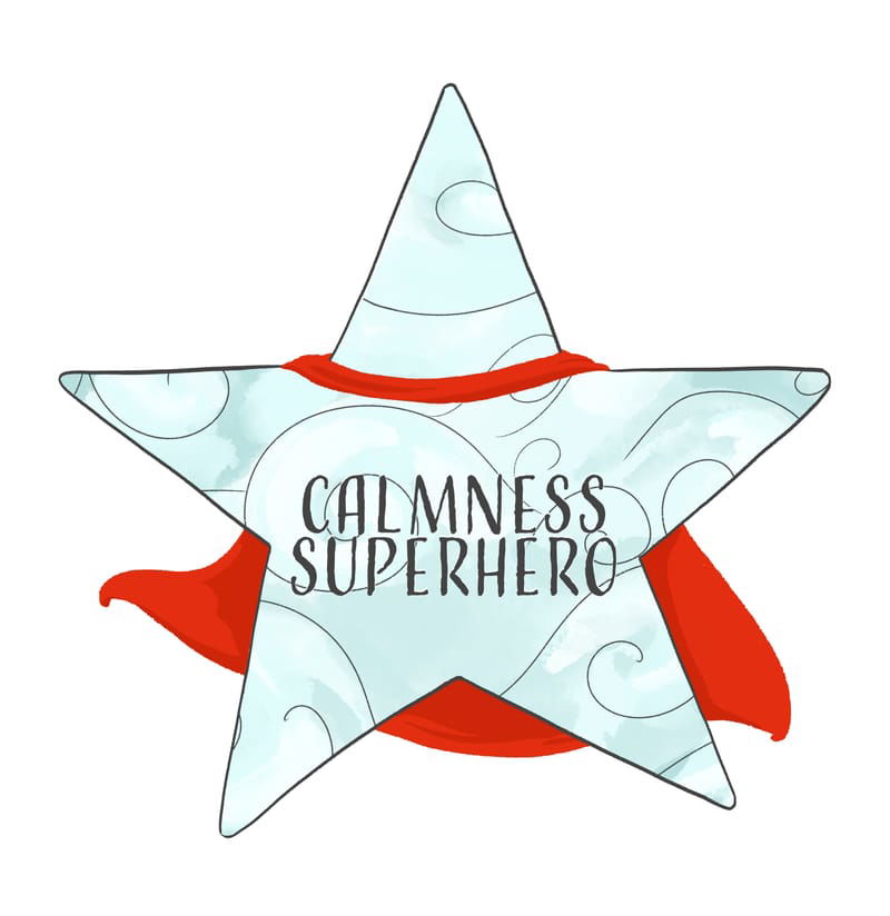 CALMNESS SUPERHERO BADGE