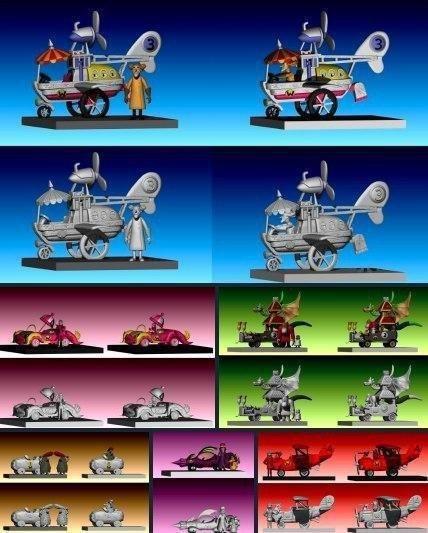 Wacky Races - Lta Impresiones 3d