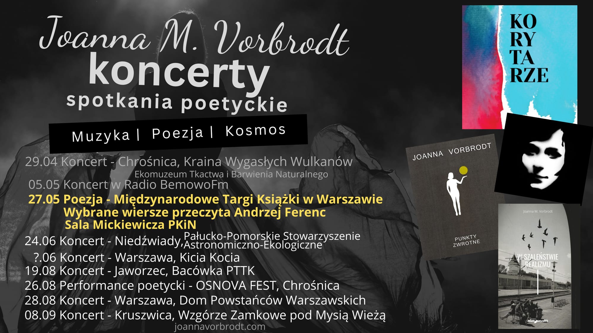 Najbliższe koncerty (od kwietnia do września 2023)