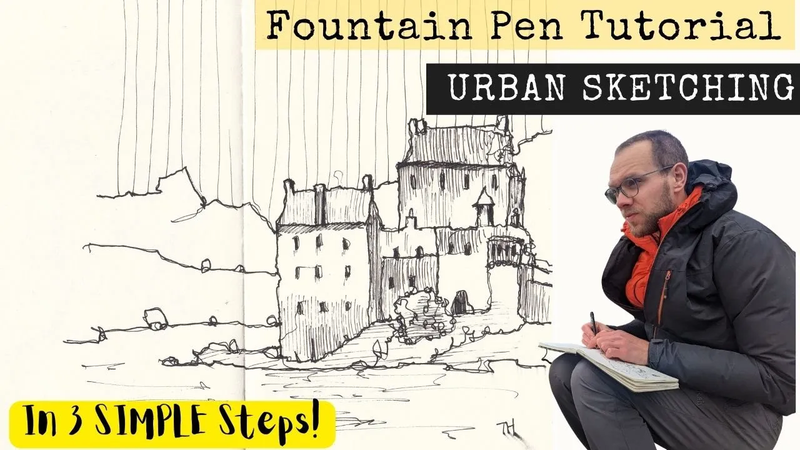 Urban Sketching Course for Beginners by Ian Fennelly | Urban sketching,  Urban art, Urban