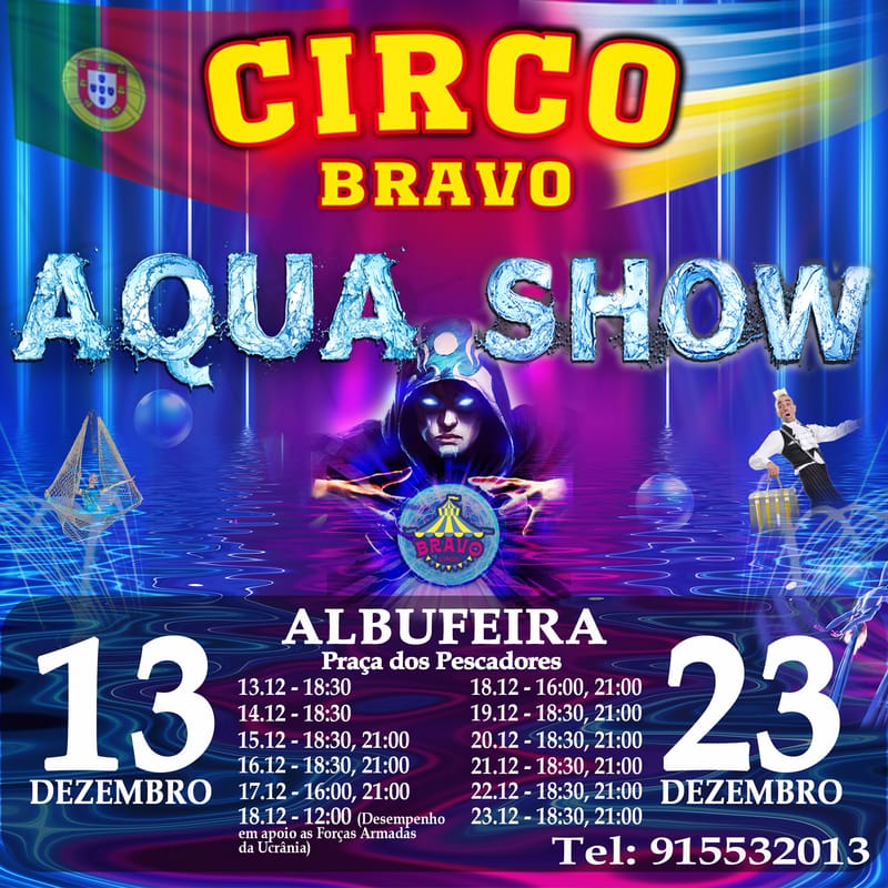 ALBUFEIRA: NATALÍCIO: AQUA MAGIK SHOW