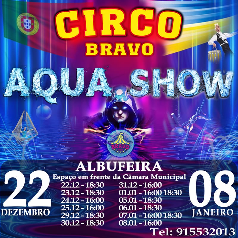 ALBUFEIRA: NATALÍCIO: AQUA MAGIK SHOW