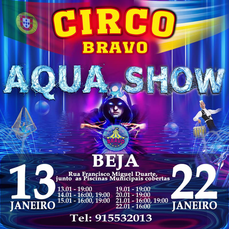 BEJA: AQUA MAGIK SHOW (22.02 às 16h)