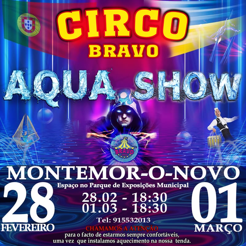 MONTEMOR-O-NOVO: AQUA MAGIK SHOW (01.03 às 18h30)