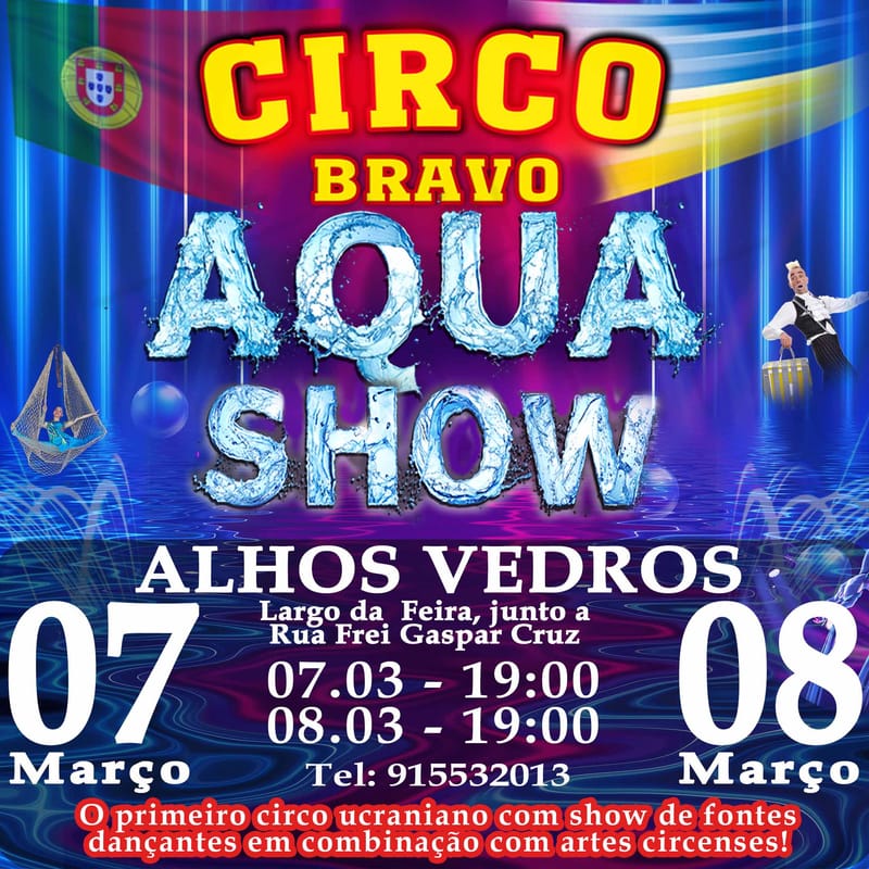 ALHOS VEDROS: AQUA MAGIK SHOW (08.03 às 19h00)