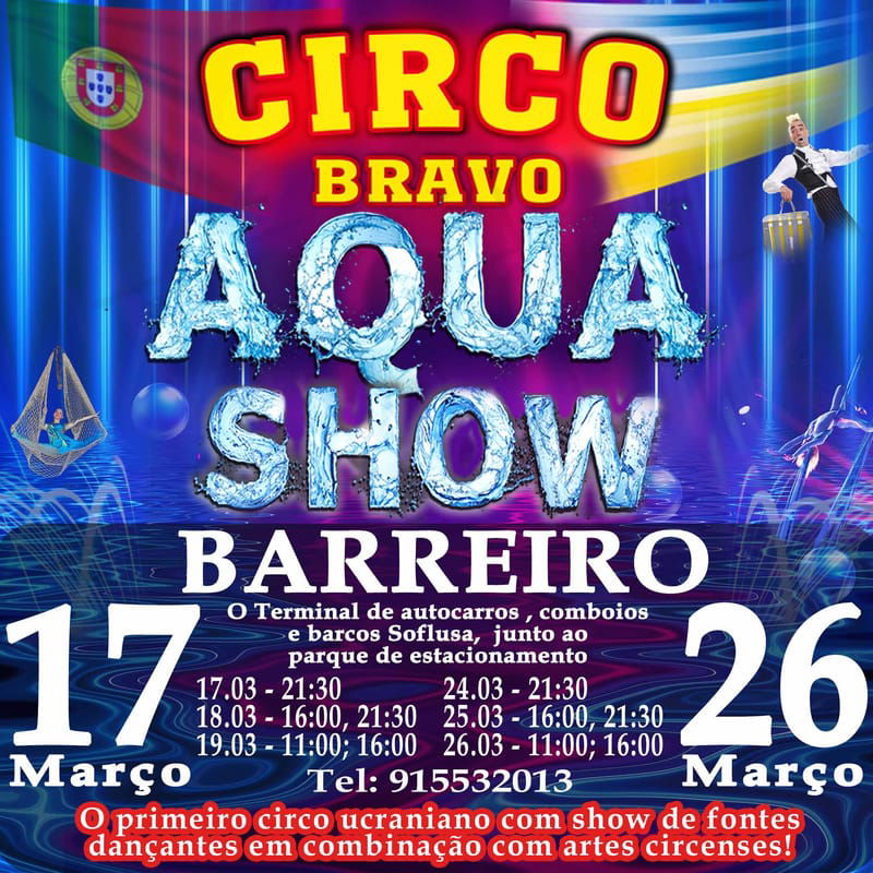 BARREIRO: AQUA MAGIK SHOW (18.03 às 16h)