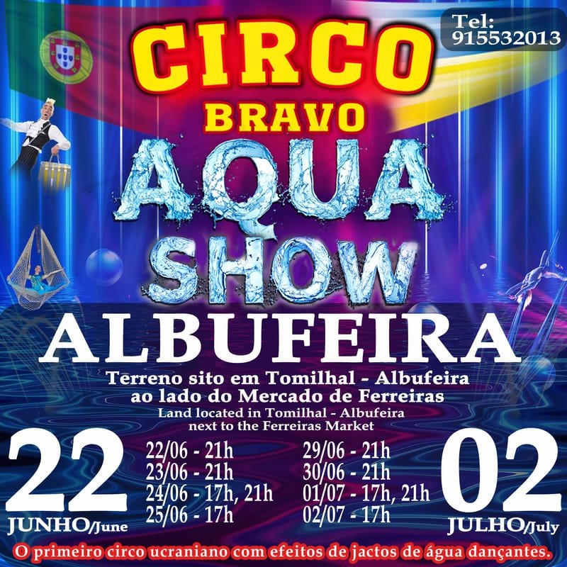ALBUFEIRA: AQUA MAGIK SHOW (29.06 às 21h)