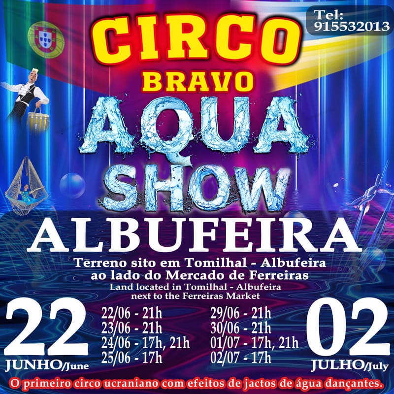 ALBUFEIRA: AQUA MAGIK SHOW (24.06 às 17h)