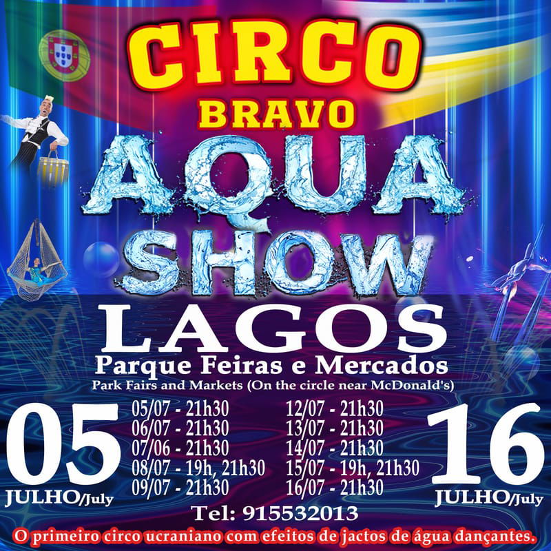 LAGOS: AQUA MAGIK SHOW (06.07 às 21h30)