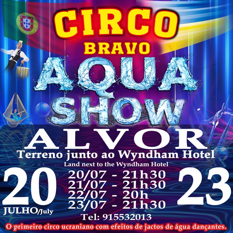 ALVOR: AQUA MAGIK SHOW (20.07 às 21h30)