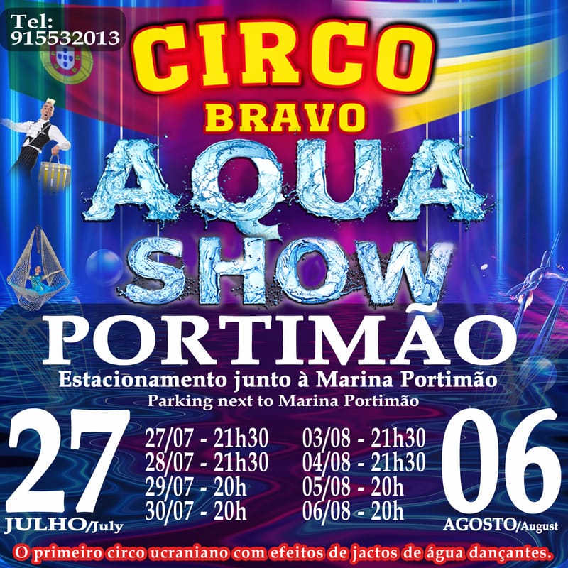 PORTIMÃO: AQUA MAGIK SHOW (27.07 às 21h30)