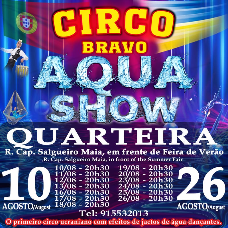 QUARTEIRA: AQUA MAGIK SHOW (10.08 às 20h30)