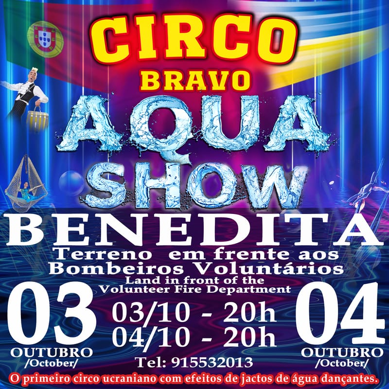 BENEDITA: AQUA MAGIK SHOW (04.10 às 20h)