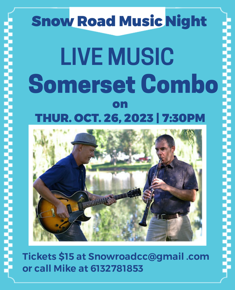 Music Night -Somerset Combo - 7:30-9:30 p. m. - Copy