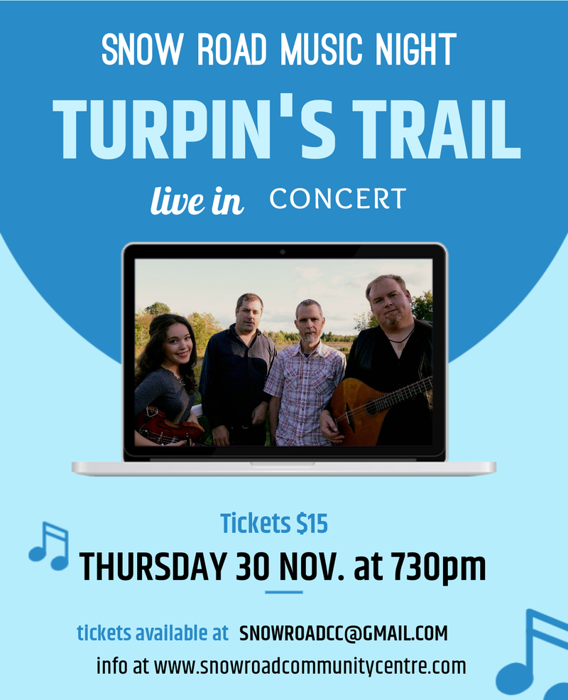 Music Night -Turpin's Trail- 7:30-9:30 p. m.