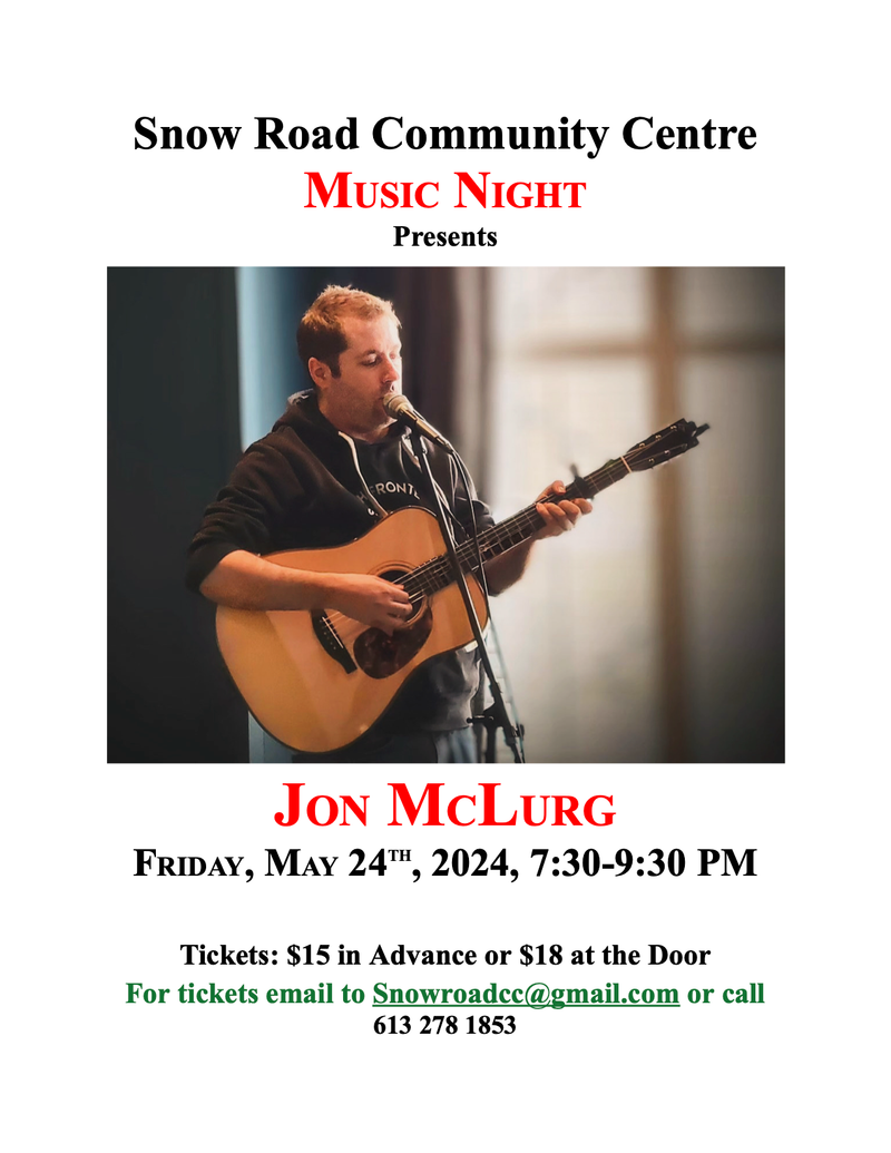 Music Night -with Jon McLurg